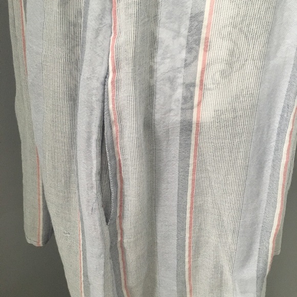 Free People New Spring Love Striped Tunic Top Red - Picture 6 of 9